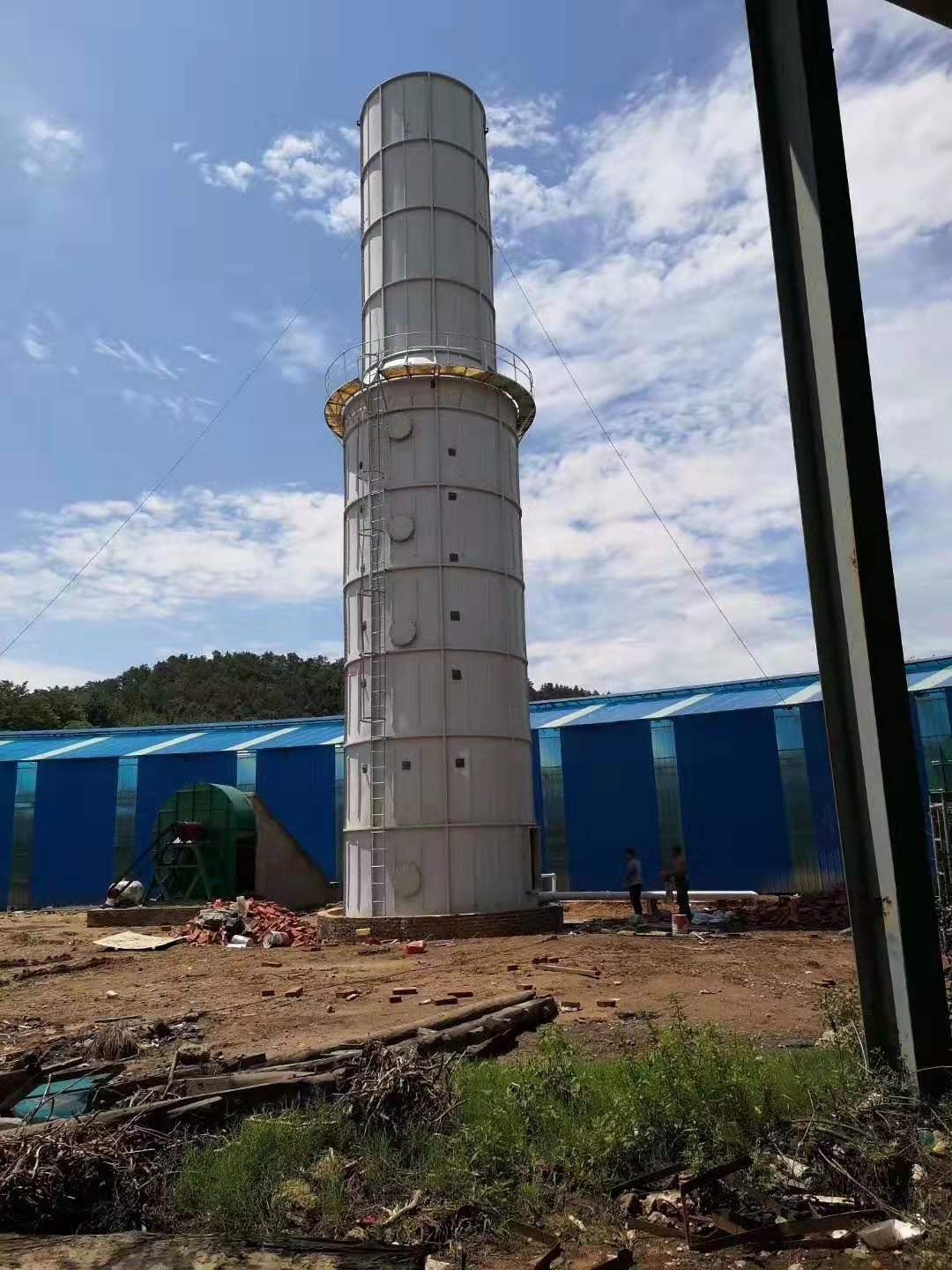 提升废气处理效率的玻璃钢耐碱吸收塔分析